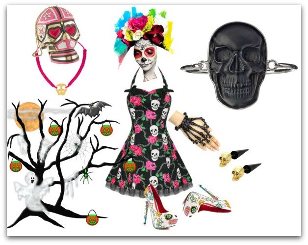 sugar skull halloween costumes