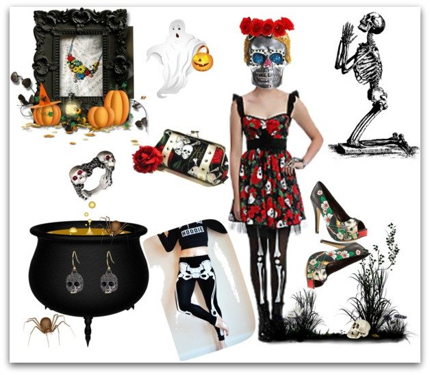 sugar skull halloween costumes